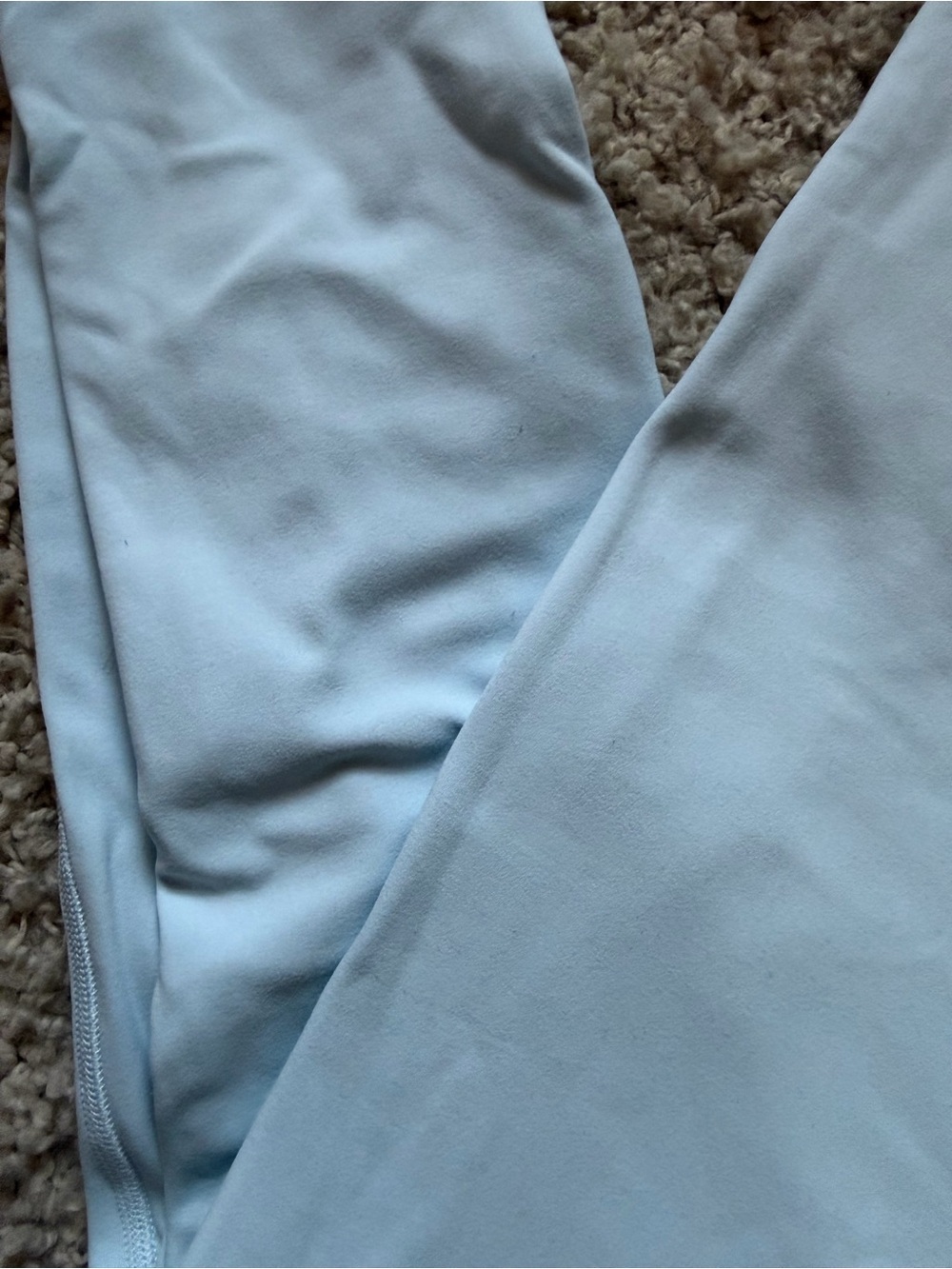 lululemon athletica Women's Light Blue High-Waist Wunder Under Leggings - Picture 4 of 5